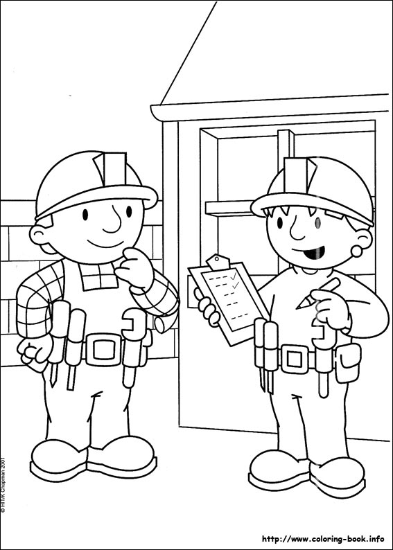 Bob the Builder coloring picture